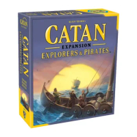 Catan: Explorers &amp; Pirates Expansion Strategy Board Game for ages 12 and up, from Asmodee