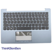 US English Blue Keyboard Upper Case Palmrest Shell Cover For Lenovo Ideapad 120S 11IAP Winbook S130 11 11IGM 5CB0P23733