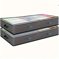 23.78 Gallon Under-Bed Storage Box, Toy Storage Bag and Wrapping Paper Storage Bag, Under-Bed Shoe C