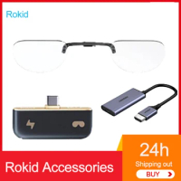 Rokid Accessories Lens Inserts Hub Charging Adapter Glasses Shade Chain Anti-Slip Strap for Rokid Air Rokid MAX AR Smartglasses