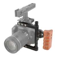 CAMVATE Camera Cage Rig For Canon 50D/40D/30D/6D/7D/7D/80D/90D/Mark11/5D Mark11/5DSR/5DS/Nikon D800/D7000/D7100/D610/Sony A99