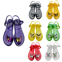 2023 Fashion Leisure Women's Jelly Sandals Leisure Vacation Transparent Beach Shoes Women