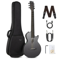 Enya Nova Go SP1 35 Inch Smart Guitar Portable Carbon Fiber Acoustic Electric Travel Guitarra with Case and Charging Cable