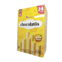 Chocolatos - Chocolate Wafer Roll 1 kotak - REGULER dan LONG CWLong CHEESE