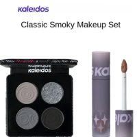 Kaleidos Kaleidos popular with four-color eyeshadow disc + lip powder set European and American make