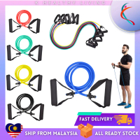 Women Men Workout Yoga Pull Rope Pilates Fitness Elastic Resistance Bands Training Rubber Expander E