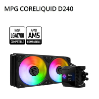 【最高折200+跨店點數22%回饋】MSI 微星 MPG CORELIQUID D240 一體式水冷 散熱器