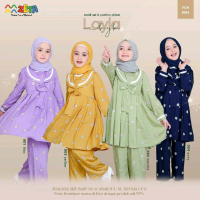 Zeta || Layla Oneset Hijab Pashmina Plisket Anak Perempuan Kids and Teen, Ala Sailor Seifuku, Cantik
