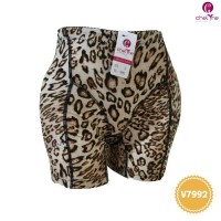 Chelyne Cd Short Korset Busa Pantat V7992 / V7993 Busa Bokong Highwaist Motif Leopard - Busa Lepas P