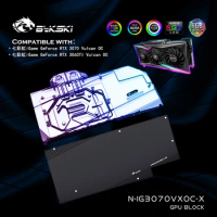 Bykski N-IG3070VXOC-X,GPU Water Block For Colorful iGame RTX3070/RTX 3060 TI Vulcan OC Graphic Card Radiator,VGA Liquid Cooler
