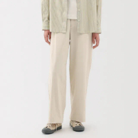 【MUJI 無印良品】女彈性針織舒適錐形褲(共4色)