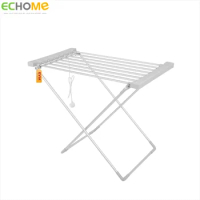ECHOME Electric Clothes Drying Rack Folding Heating Dryer Hanger Floor Heating Clothes Drying Machine Electric Towel Rack Hanger