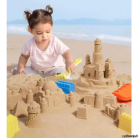 50-Piece Eco-Friendly Kinetic Sand Castle Building Set (2kg) – Non-Toxic Moldable Space Sand for Kid