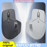 Rapoo Mt760 Wireless Mouse 3mode 2.4g Bluetooth 4000 Dpi Ergonomic Long Endurance Customized Lightweight Game Mouse Office Gift