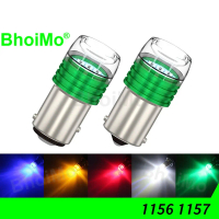Bhoimo 4smd T10 w5w 1156 p21w BA15s 1157 bay15d p21/5W 5630 3smd dc12v สำหรับรถยนต์