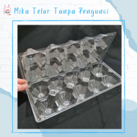 (Isi 20pcs) Mika Telur Sekat 6 dan 10 Tanpa Pengunci Tray Telur Egg Tray 6 Butir 10 Butir