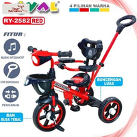 [BIG SALE] ROYAL TRICYCLE RY-2082 SEPEDA ANAK RODA 3 BMX BIKE ANAK + MAINAN + MUSIK INTERAKTIF + DOR