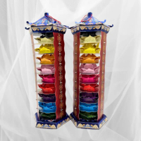 【上芳香業】金紙 紙紮用品 九色蓮花塔 九色 往生咒 靈堂(頭七 百日 對年 往生者 先人 寵物往生)
