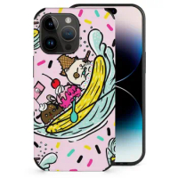 Banana Pirates Phone Case For Iphone 15 11 12 13 14 Pro Max Plus 12 13 Mini 7 8 Transparent Creativity Cover Banana Split