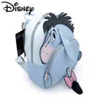 Loungefly Disney Eeyore Mini Backpack Faux Leather Double Strap Shoulder Bag Cosplay Backpack