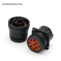 1 Set Deutsch HD10-9-1939P 9 Pin Auto Waterproof Diagnosctic Tool Connector Female Male Plug for Track HD16-9-1939S