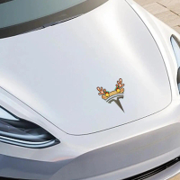 【Merry Christmas🎉】Christmas Car Sticker Creative Personality Car Hat Sticker Sticker Logo Logo H1B2