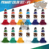DH TATTOO SUPPLY:美國原裝進口WORLD FAMOUS INK歐菲斯色料*基礎系列12色套裝SET#3