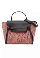 CELINE 二手 Celine Micro Tweed Belt Satchel 手提包