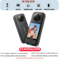 Insta360 X3 Pocket-Size Sports Action Camera HDR 5.7K 360 72MP 2.29 Touch Screen 1/2 Sensor Panorama
