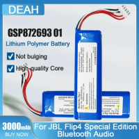 GSP872693 01 3.7V 3000mAh Speaker Battery For JBL Flip 4 Flip4 Special Edition Bluetooth Audio Replacement Rechargeable Battery