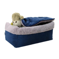 New Arrival Multifunction Dog Bed Renovate Pet Kennel 2 Color Size M L Soft Teddy Bear Dog House For Small and large Dog Mat