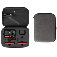 Fran-T23B Twin Edition Carrying Case For Insta 360 ONE RS 4k wide angle Camera Portable Storage Bag For Insta360 ONE RS R Parts