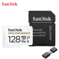 SanDisk HIGH ENDURANCE Micro SD Card 32GB 64GB 4K Video Memory Card 128GB 256GB U3 C10 V30 MicroSD SDHC/SDXC 100MB/s TF Card