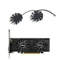 Computer graphics card fan For MSI GeForce GTX 1650 4GB LP OC Graphics Card Repla HA5510H12F-Z 2pin 0.30A GTX1650 Cooling Fan