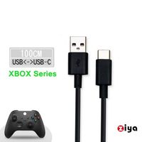 【ZIYA】XBOX Series S/X 副廠 USB Cable Type-C 傳輸充電線(惡魔闇黑款 100cm)