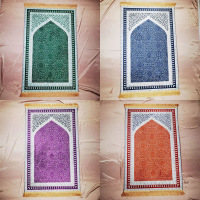 Carpet for Living Room, Thickened Prayer Rug, Diamond Velvet Floor Mat, Square Printed Thick Mat