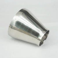 Reduce 89-32 89-38 89-45 89-51 89-57 89-63 89-76mm O.D 304 Stainless Sanitary Weld Concentic Reducer Pipe Fitting Adapter
