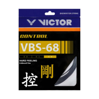VICTOR 控制羽拍線-剛-盒-日製 羽球線 勝利 VBS-68-C-10 SETS 黑