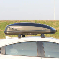 Roof Luggage Carrier Box 380L High Quality Black Universal Waterproof Car Roof Box Storage
