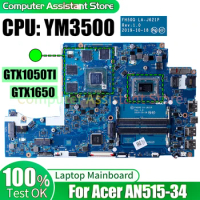 For ACER AN515-34 Laptop Mainboard LA-J621P NBQ6N1100 NBQ6Z11001 YM3500 GTX1050TI GTX1650 Notebook Motherboard