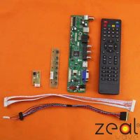 TV HDMI VGA USB CVBS RF LCD Controller Board For 17.1"INCH HSD173PUW1 1920*1080