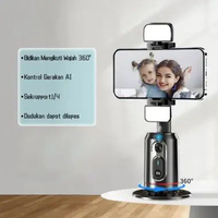 Face Tracking Gimbal Bluetooth Gimbal Stabilizer Handphone Face Tracking Tripod Stabilizer Gimbal+La