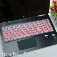 New Ultra Thin Soft Silicone Gel Keyboard Protector Cover Skin for HP NEWES Pavilion 15 Omen 15-ax008ns (2015 2016 VERSION)