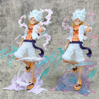 2025 One Piece Figure NY Nika Luffy Gear 5 Form Sun God Cloud Stepping Luffy Thunderbolt Model Displ