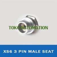 3 Pin Quick Lock Cable Male pin Seat XS6 Aviation Connector SH08