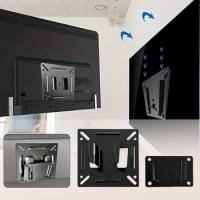 TV Wall Mount Universal Bracket Fixed Flat Panel TV Frame LED Television Mounting Holder for LCD Screens Monitors for 12-27 Inch