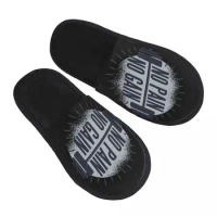 Fitness No Pain No Gain Guest Slippers for Hotel Women Custom Print Bodybuilding Workout House Slipper