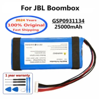 2024 Years 100% Original Battery GSP0931134 01 For JBL Boombox 1 Boombox1 JEM3316 JEM3317 JEM3318 25000mAh Bateria Batteries