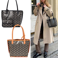 GOYARD  Anjou Mini Bag 防水帆布Y字老花雙面購物包(小型-多色選)