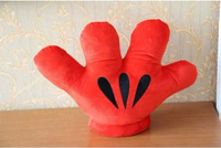 手套抱枕 創意手掌手套造型靠墊枕頭毛絨玩具